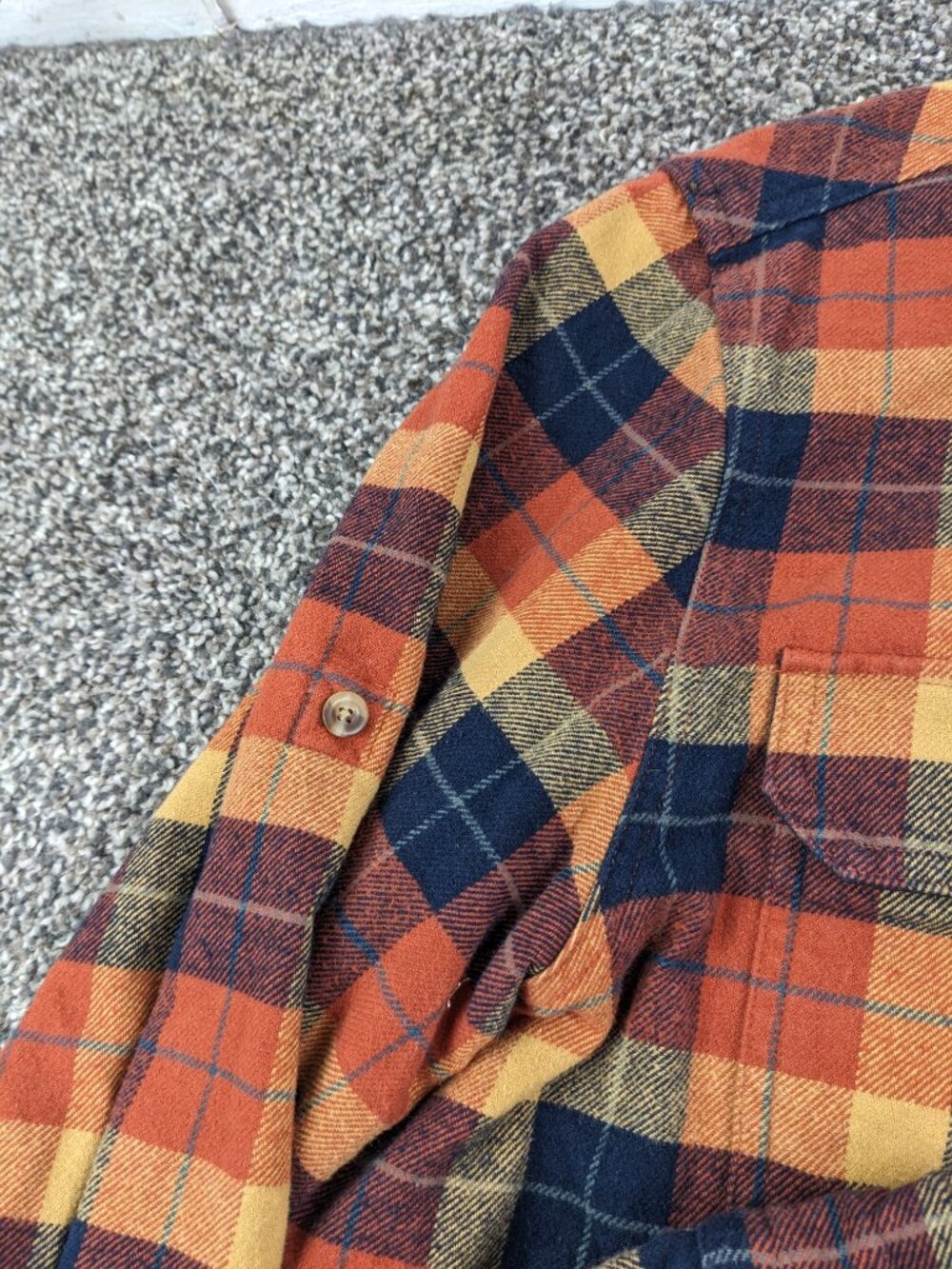 Fjallraven Shirt Singi Heavy Flannel L/S Button Up Mulitcolor Plaid Mens XL - Picture 4 of 12